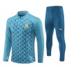 Olympique de Marseille Trenings Collegegenser 2024-25 Kvart-Zip Blå Olympique de Marseille Trenings Collegegenser 2024-25 Kvart-Zip Blå